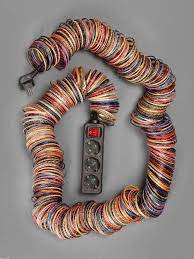 A wide variety of decorative electric cord options are available to you, such as insulation material, female end type, and application. 20 Electrical Cords Recycle Art Ideas In 2021 Recycled Art Electrical Cord Art