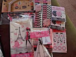 It is a fun theme to explore especially for people who like tea parties and delicate pastries. A Day In Paris Party Decorations I Love Paris Theme Shower Birthday Decoration Ebay