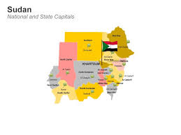 Sudan Map Download Editable Ppt Slides Editable Powerpoint Sudan Map