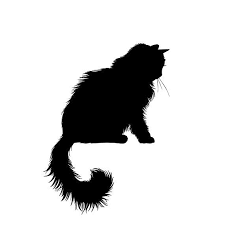 custom whole body pet silhouette pet lover gift cat art etsy in 2021 black cat tattoos cat silhouette cat silhouette tattoos