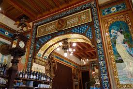 Art Nouveau Brasserie Restaurant La Cigale Nantes 1895 Architecte Ceramiste Emile Libaudiere Interieur Art Nouveau Art Nouveau Monuments Historiques