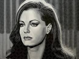 Romy Schneider Jigsaw Puzzle by Paul Meijering