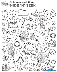 Instead of coloring common animals or objects on the page, they can fill colors on the characters of the tv series, including to the two main characters. Best Of Shimmer And Shine Coloring Pages Sugar And Spice