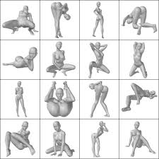 女体絵師のためのポーズ集 セクシーモデル編 - DESSIN POSE STORE - BOOTH