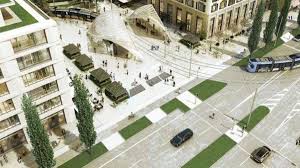 This holiday inn is located approximately 20 miles from munich airport and one mile from the octoberfest fairgrounds and olympic park. Schwabinger Tor Neue Tram Haltestelle In Schwabing Schwabing West