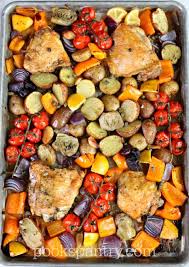 There are 222 calories, 6.2 gram fat, 7.2 gram carbohydrates, 28.6 the dish has several vitamins which are good for the human body. Mediterranean Baked Chicken Thighs Pook S Pantry Recipe Blog