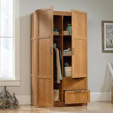 A wide variety of under bed cabinet options are available to you, such as general use, design style, and material. Bedroom Wardrobe Cabinet Storage Closet Organizer In Medium Oak Finish Fastfurnishings Com