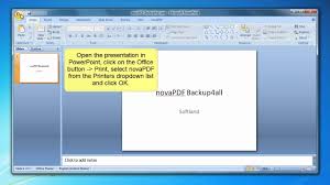 Convert Powerpoint 2007 Presentations To Pdf Youtube