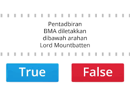 Video ini sebagai bahan bantu mengajar untuk guru. British Military Administration Bma True Or False