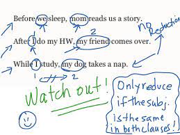 But let's look at it in more detail. Reducing Adverb Clauses Of Time Grammar Clauses Adverbs Esl Esl Grammar English Showme