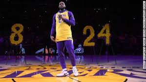 10 at angel stadium of. Lebron James And The Lakers Honor Kobe Bryant In Emotional Pregame Ceremony Cnn