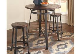 Challiman Counter Height Dining Table In 2020 Counter Height Dining Room Tables Round Dining Room Counter Height Dining Table