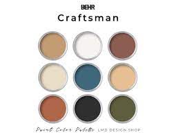 Craftsman Behr Paint Color Palette