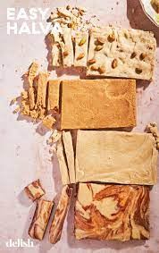 Halva Is The Sesame Flavored Sweet Treat You Ll Fall In Love With Recipe Yummy Food Dessert Homemade Nut Butter Halva Recipe