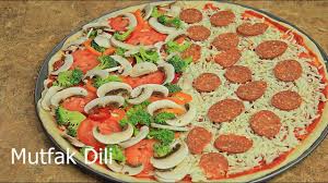 sebzeli ve sucuklu kolay pizza pizza tarifleri pizza youtube pizza tarifler tatli