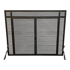 Maybe you would like to learn more about one of these? Pilgrim Forged Iron Fireplace Screen Straight Doors Design Plus Gallery