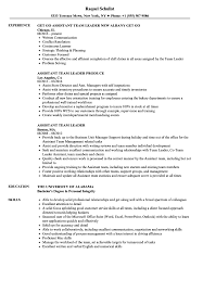 Access all the cv templates below and 1000's more. Assistant Team Leader Resume Samples Velvet Jobs