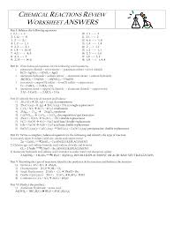 The general type of each reaction is offered below. Identifying Chemical Reactions Worksheet Answers Nidecmege