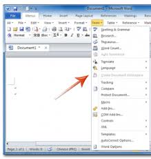 Language Changes In Microsoft Word Tools Computer And Internet