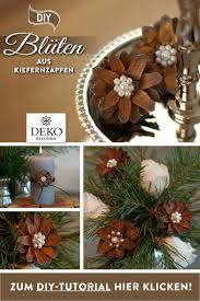 Diy Bezaubernde Bluten Aus Kiefernzapfen Basteln Weihnachtsschmuck Diy Wunderschone Weihnachtsdeko Weihnachtsdeko Basteln