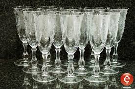 ✓ free for commercial use ✓ high quality images. 12 Rosenthal Floral Pattern Etched Crystal Champagne Flutes 7 1 4 Vintage Antique Price Guide Details Page