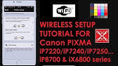 Guía del usuario de airprint. Canon Pixma Ix6850 Printer Installation Youtube