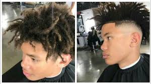 Again, it adds a little bit of oomph to it which isn't common otherwise. Drop Fade With Dreads Cut By Andre Junious Afro Haircut Youtube