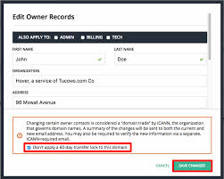 Updating Your Registration Records With The New Icann Trade Policy Hover Help Center