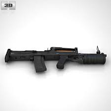 3d Model Of Ots 14 Groza In 2020 3d Model Model Image