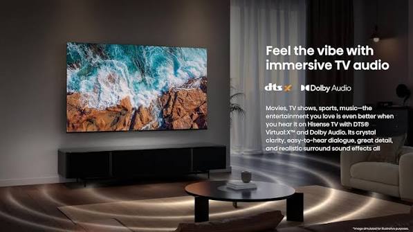 Order Hisense 43-Inch 4K Uhd Smart Tv (43A62Qs, 2025 Model) - Precision Color, Dolby Vision, Dolby Audio, Game Mode Plus | Vidaa Os, Wi-Fi, Bluetooth, Hdmi Now! | Jomla.ae
