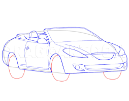 How to draw a race car. How To Draw A Convertible Step By Step Drawing Guide By Dawn Dragoart Com
