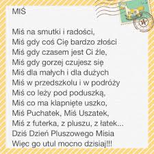 Znalezione obrazy dla zapytania dzień pluszowego misia
