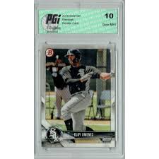 Click here for more information on baseball prospectus subscriptions or to subscribe and get instant access to the best baseball content on the. Eloy Jimenez 2018 Bowman Bp 168 Rookie Card Pgi 10