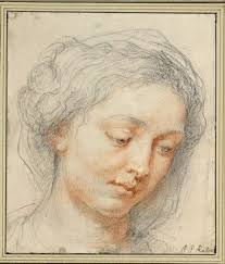 Studie Des Kopf Einer Frau Mit Einem Ohrring Aurel Ballo Source Etude De  Tete Une Femme Avec Une Boucle Oreille Aurel Ballo