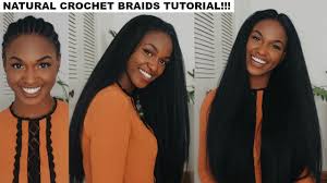 How To Do Straight Crochet Braids With A Knotless Part Outre X Pression Dominican Blowout Straight Video Crochet Straight Hair Crochet Braids Straight Hair Straight Crochet Braids