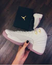 Black And Yellow Jordans 12 On Feet Ladies Sink Your Feet Into These Jordan 12 Retro Plum Fog Today Available In Gs Sizing Only Purchase Jordan Shoes Girls Shoes Sneakers Jordans Hype Shoes