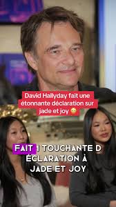 David Hallyday fait une touchante déclaration sur jade et joy Hallyday !  #jadehallyday #davidhallyday #jadeetjoyhallyday #pourtoi