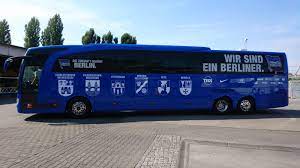 Der vorfall ereignete sich im dortmunder stadtteil. Hertha Mannschaftsbus Im Neuen Look Presseportal