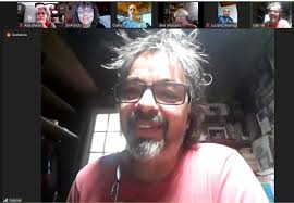 Gabriel Penner con El Anartista, entrevista virtual. Fotografía, Ana  Blayer.