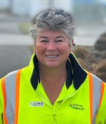 This week's Roadworker of the Week is Kirstie, a cyclic operator for  Whitestone Contracting Limited. As part of the Central Otago state highway  maintenance team, Kirstie is responsible for maintaining a large