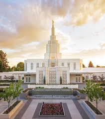 Oh How Glorious From The Throne Above Shines The Gospel Light Of Truth And Love Bright As The Sun This Heavenly Ray Lights Ev Ry Land To Idaho Falls Temple Lds Temple