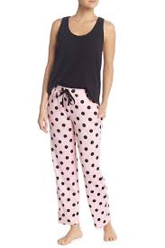 Pj Couture Cozy Soft Dot Print Lounge Pants Hautelook