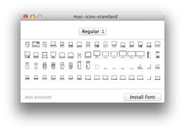 Free Download Apple Releases Custom Font Depicting All The Mac Models The Tech Journal Custom Fonts Mac Software Custom