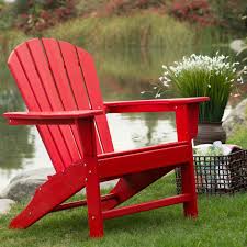 Outdoor Patio Seating Garden Adirondack Chair In Red Heavy Duty Resin Patio Seating Adirondack Chair Resin Patio Furniture