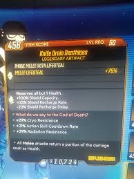 For more details check the descript Show Me A Better Legendary Artifact I Ll Wait Borderlands3