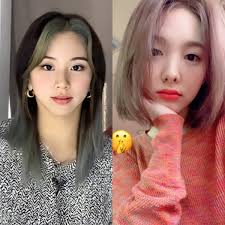 Misa Á´— On Twitter Twice S Hairs For Comeback Mv Nayeon Light Brown Jeongyeon Blonde Momo Blonde Sana Orange Jihyo Light Pink Mina Blonde Dahyun Dark Want to discover art related to nayeon? jeongyeon blonde momo blonde sana