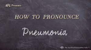This video shows you how to pronounce pneumonia in british english. How To Pronounce Pneumonia Pneumonia Pronunciation Youtube