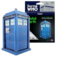 The doctor and romana spent 15 years travelling through the nexus point of the tardis. Doctor Who Tardis Diy Metal Model Kit Metal Earth Yellow Octopus