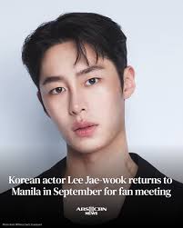 South Korean actor Lee Jae-wook is returning to Manila in September for a  fan meeting, the event's local producer said. Link to full story in the  comments section.