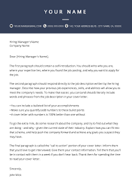 Even when a job listing does not specify that a cover letter is required, you should always submit one wi. Cover Letter Templates For Your Resume Free Download